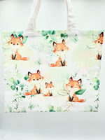 Petit Tote Bag / Tote Bag Enfant Renards Mignons