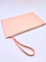 Pochette Plate Simili Cuir Saffiano